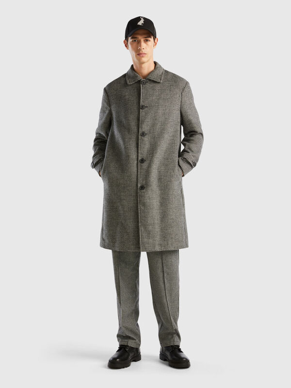 Houndstooth coat