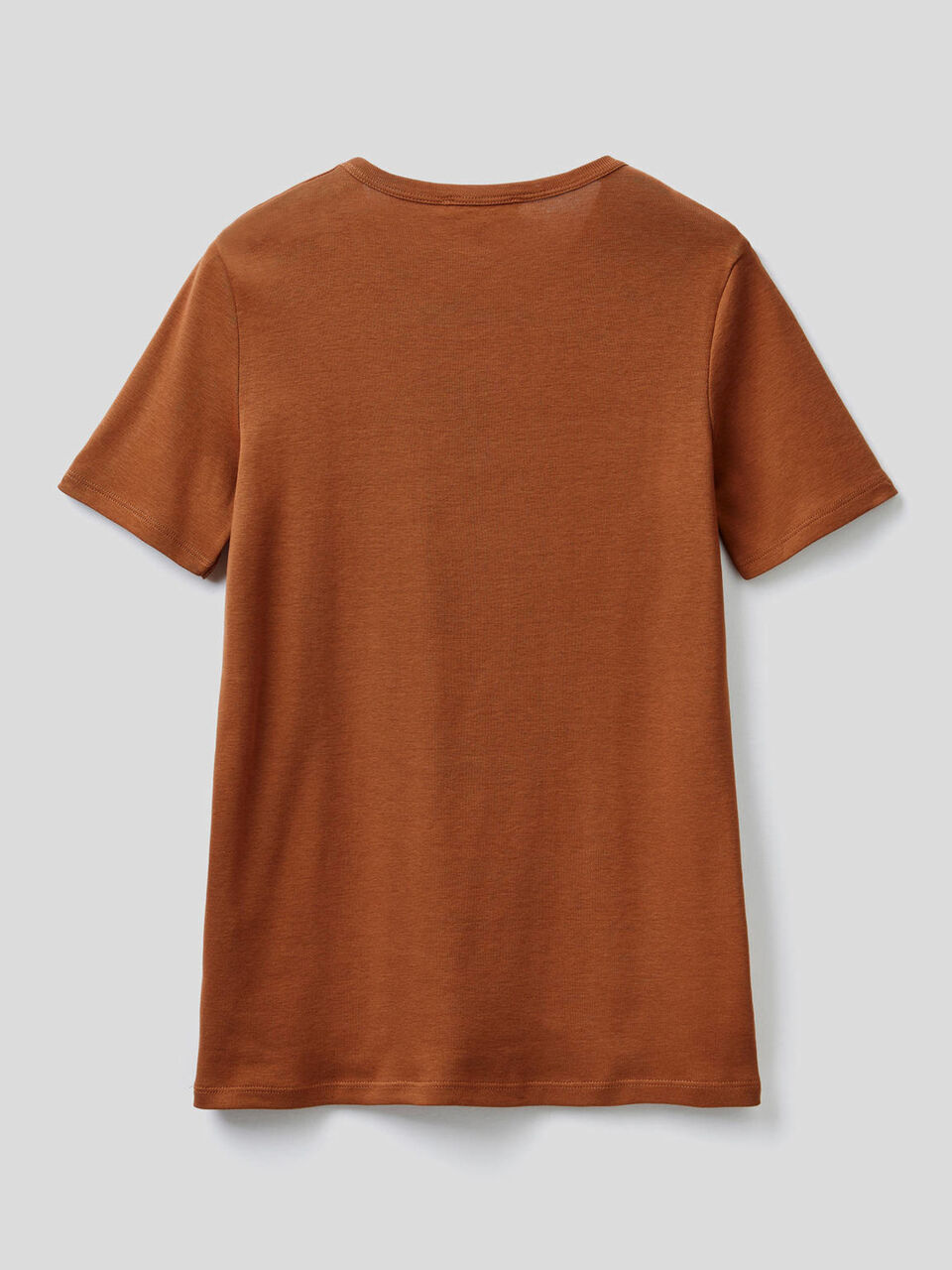 T-shirt in 100% cotton with glitter print logo image number 2