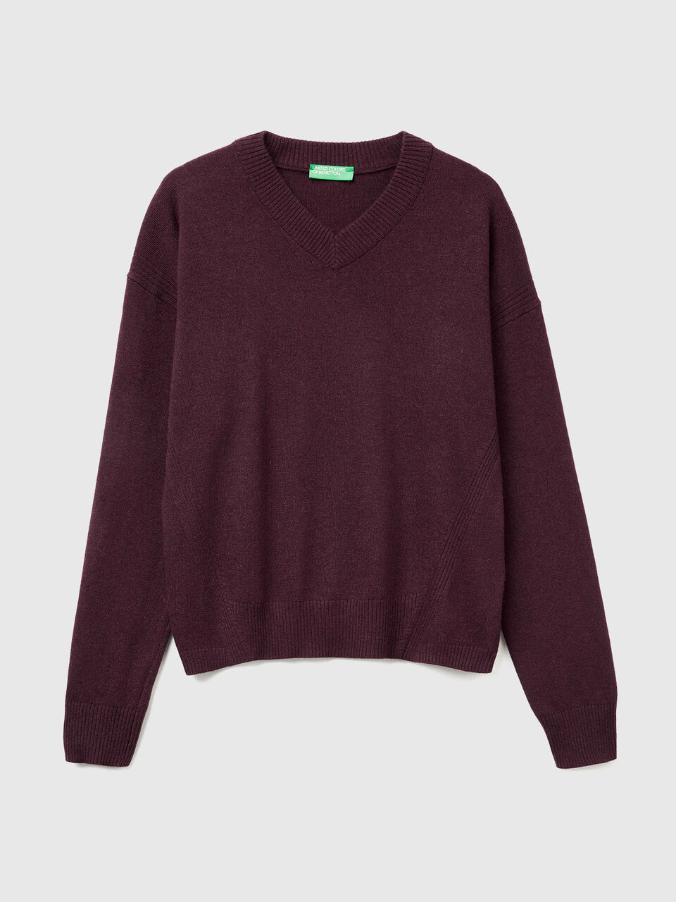 V NECK SWEATER L/S Women image number 1