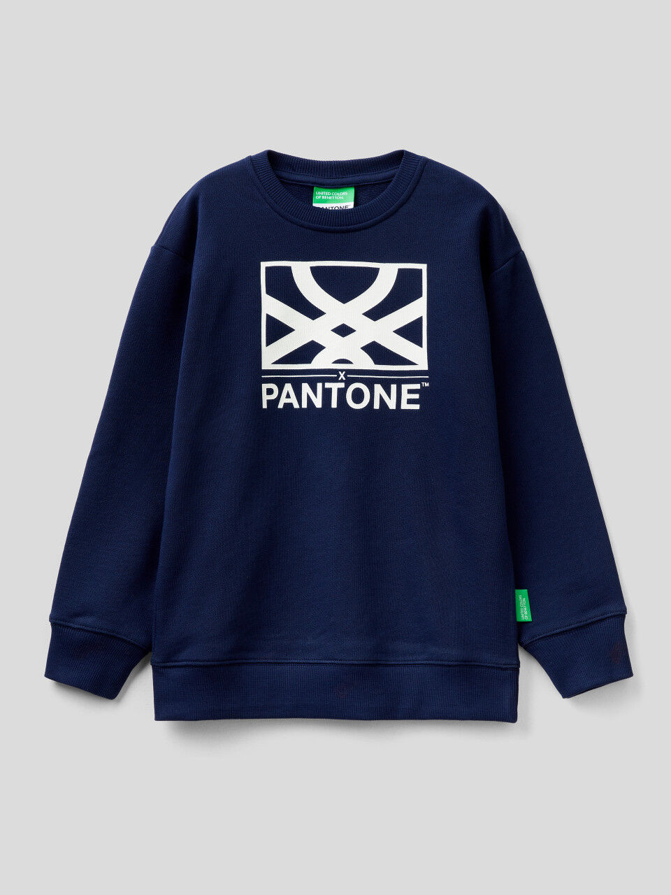 BenettonxPantone™ dark blue pullover sweatshirt