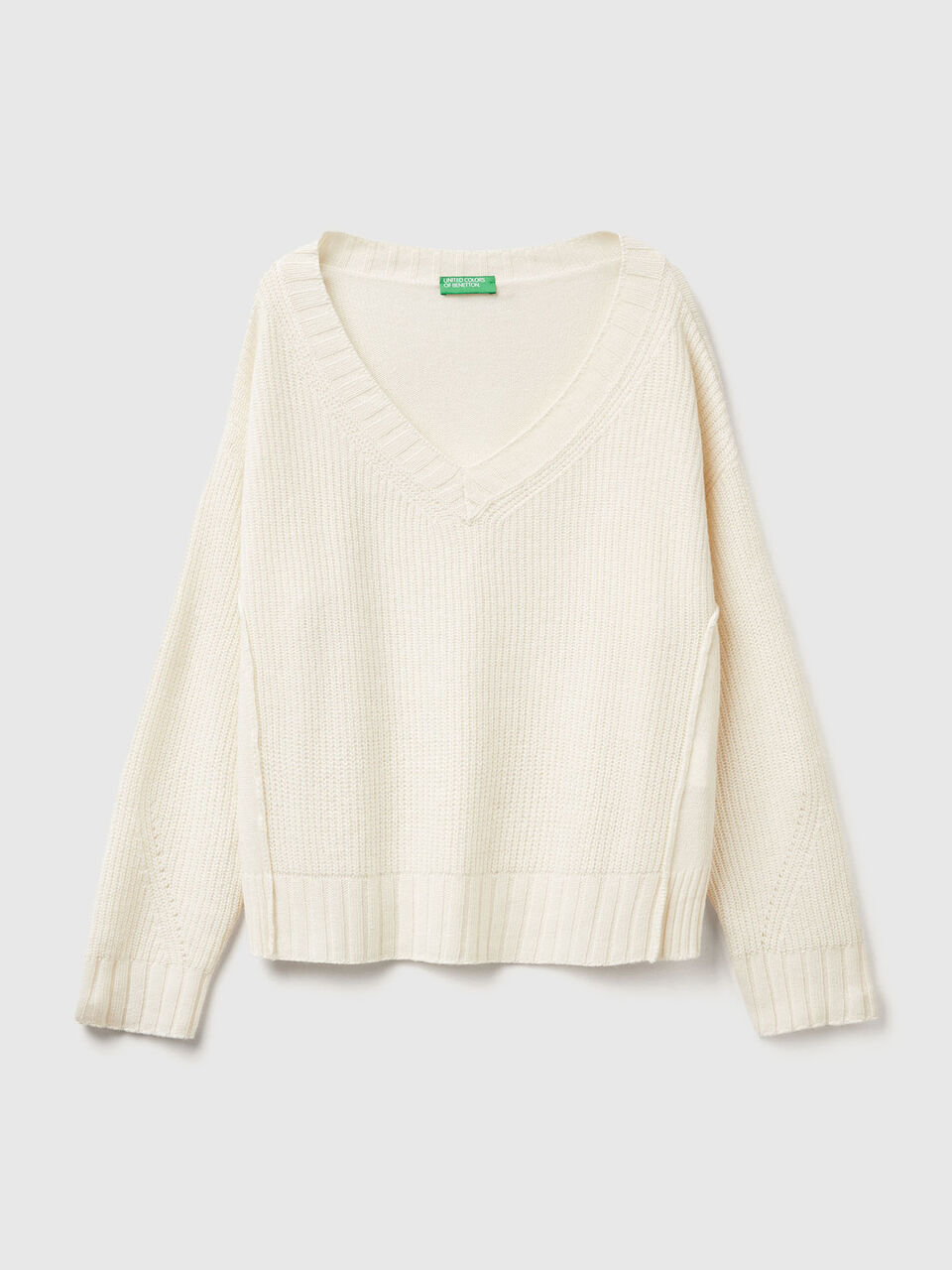 V NECK SWEATER L/S Women image number 1