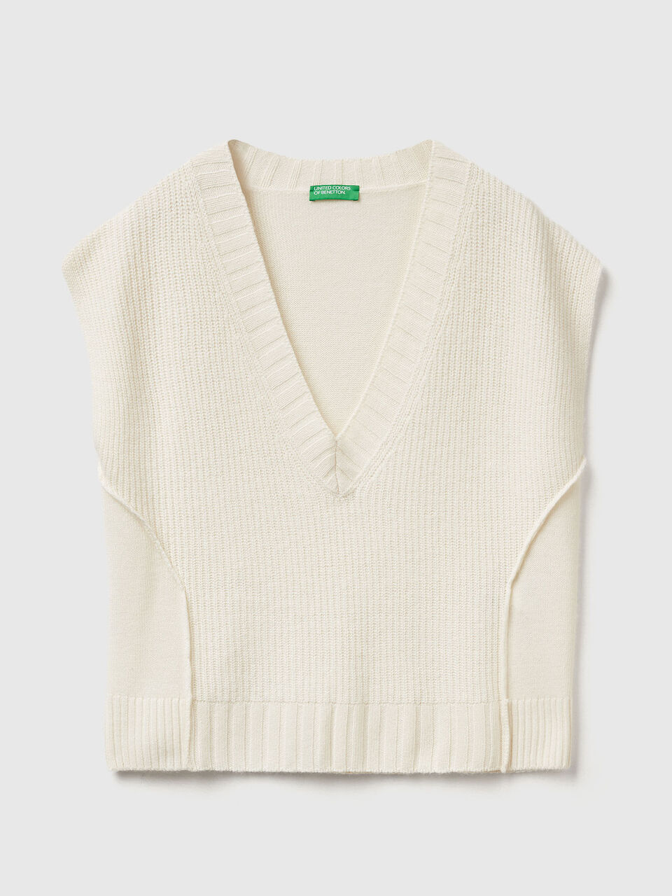 S/L V NECK SWEATER Women image number 1