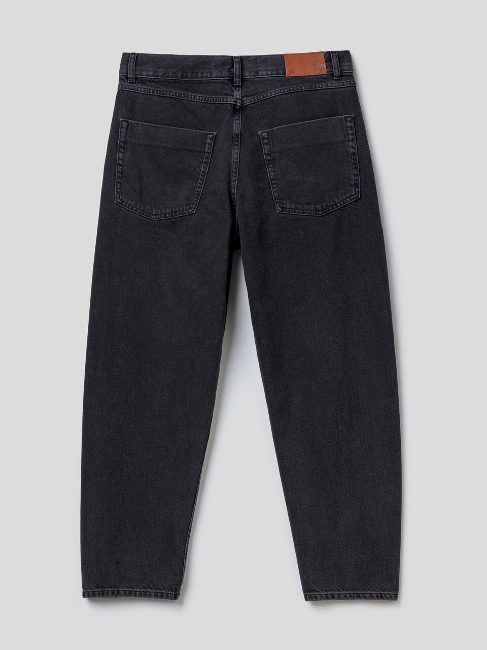 Cropped 100% cotton jeans image number 2