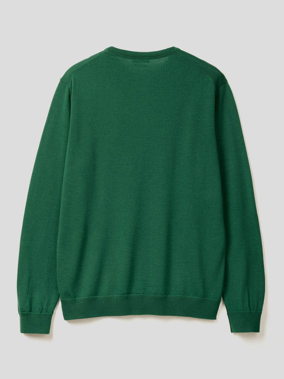Crew neck sweater in pure virgin wool image number 2