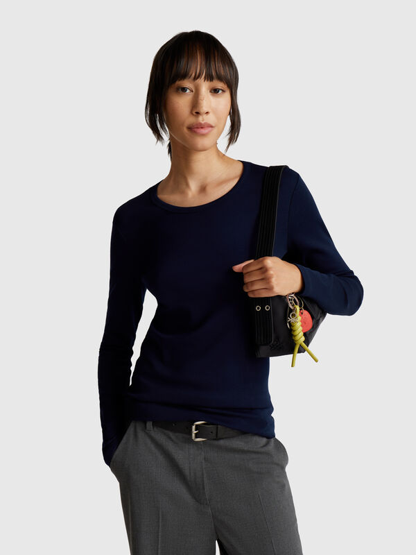 Long sleeve 100% cotton t-shirt Long sleeve 100% cotton t-shirt Women