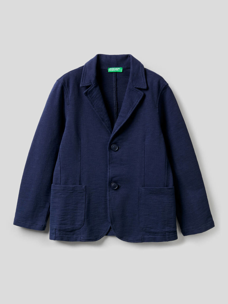 Blazer in pure sweat cotton image number 1