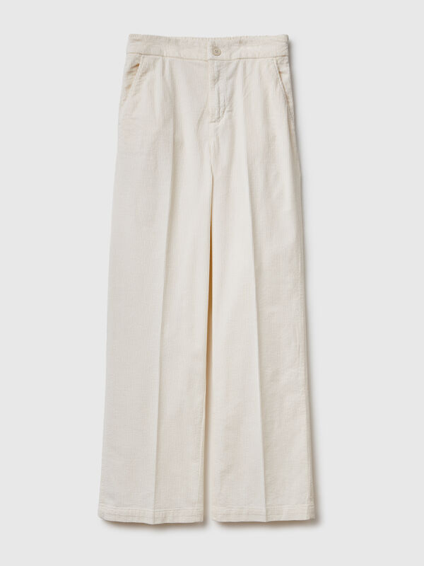 Wide velvet pants Women