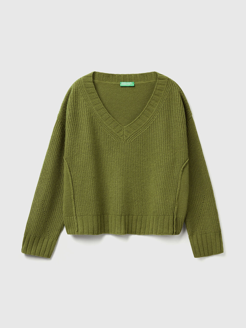 V NECK SWEATER L/S Women image number 1