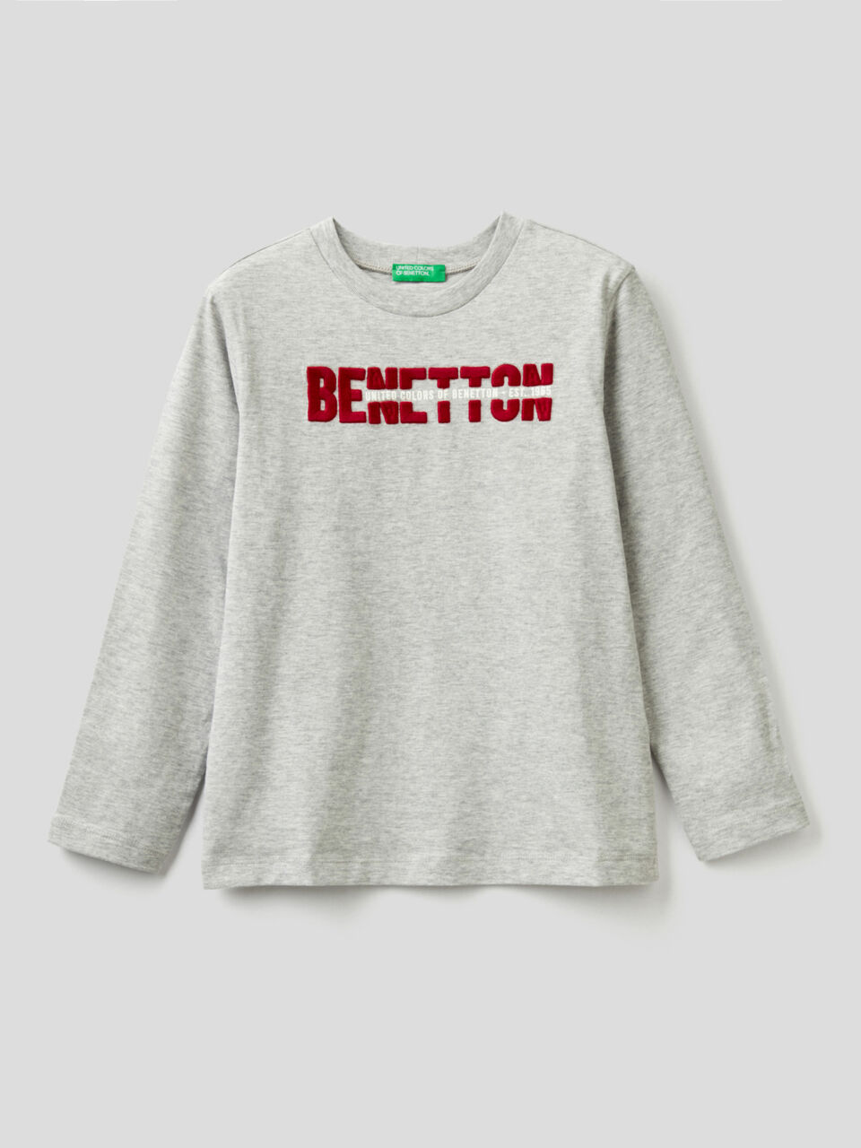Long sleeve 100% organic cotton t-shirt image number 1