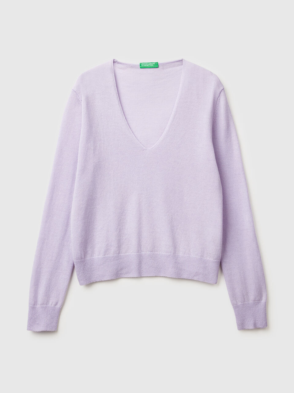 V NECK SWEATER L/S Women image number null