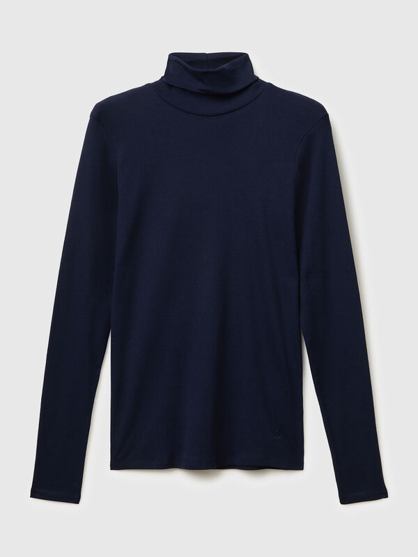 Long sleeve t-shirt with high neck Long sleeve t-shirt with high neck Women