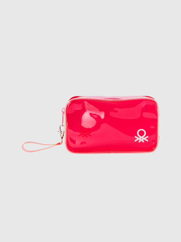 Red mini beauty travel case