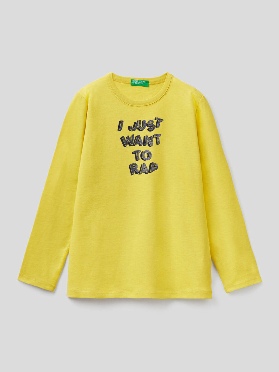 Long sleeve 100% organic cotton t-shirt image number 1