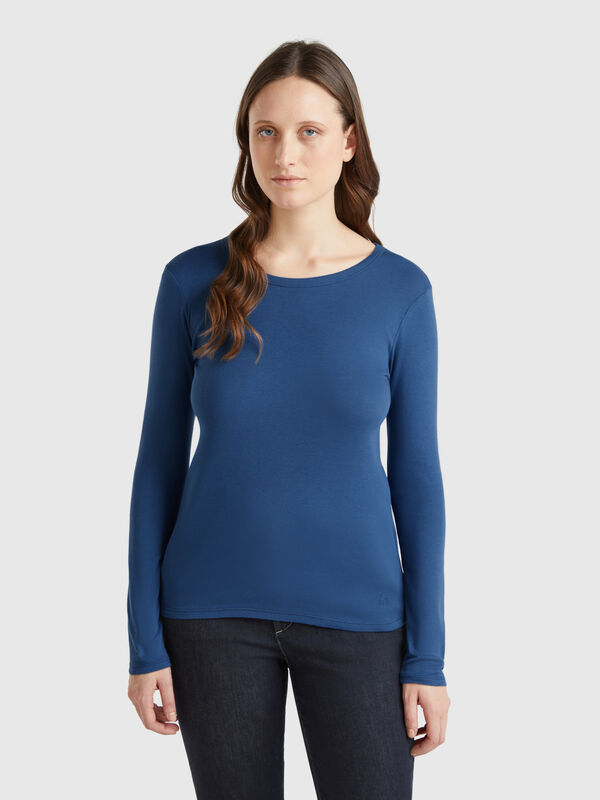 Long sleeve pure cotton t-shirt Women