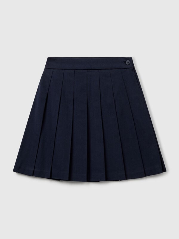 Pleated skirt in flannel Junior Girl