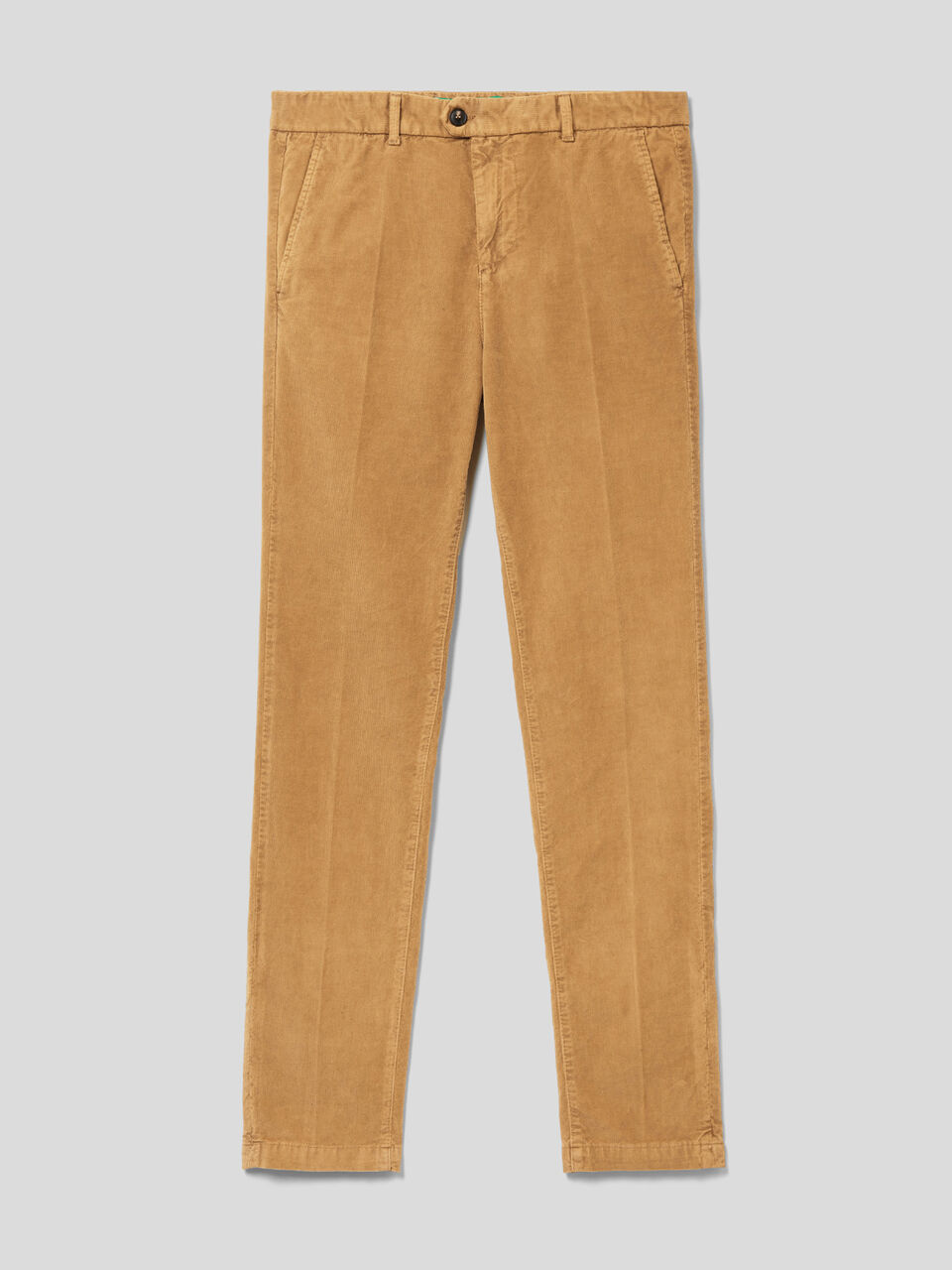Slim fit ribbed velvet chinos image number 1