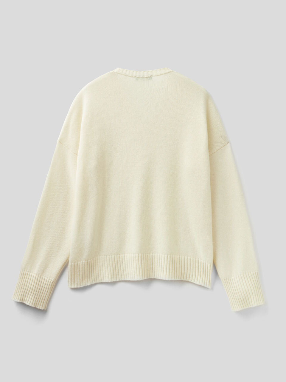 Knit sweater with V-neck image number 2