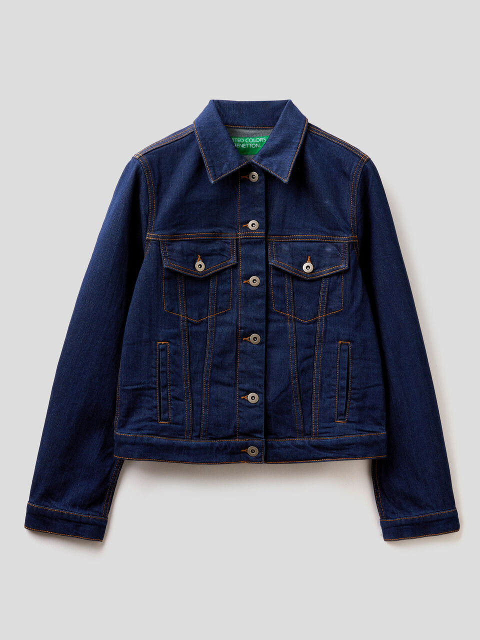 Boxy fit denim jacket image number 1
