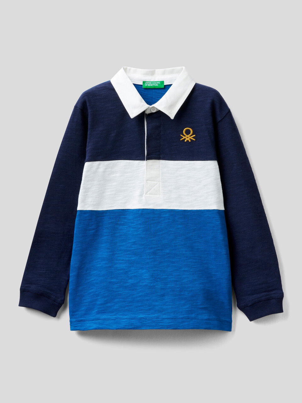 100% cotton rugby polo shirt