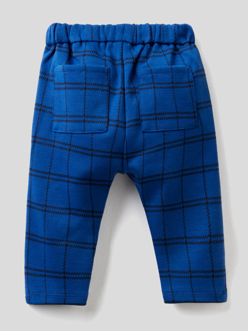 Check trousers with drawstring image number 2