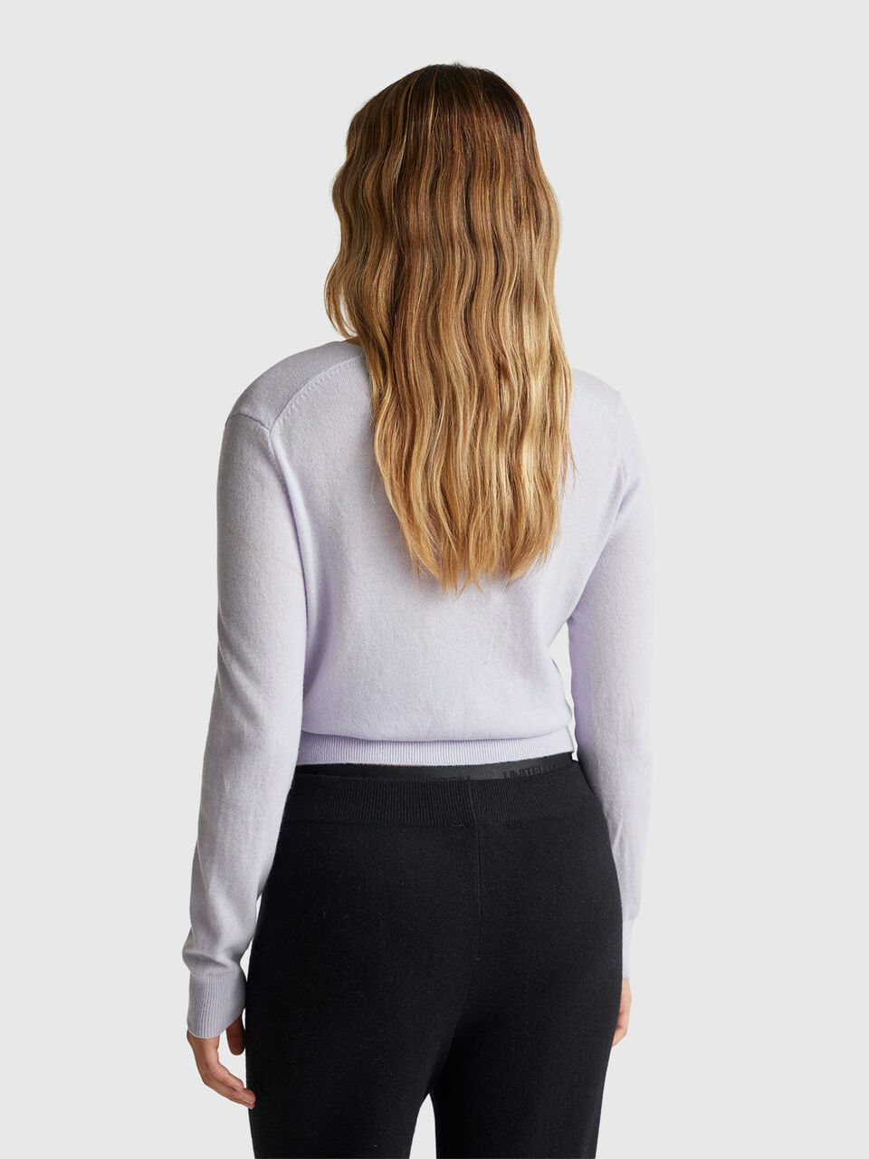 V NECK SWEATER L/S Women image number null