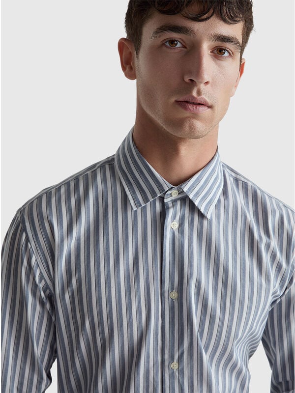 Cotton shirt with pattern Men