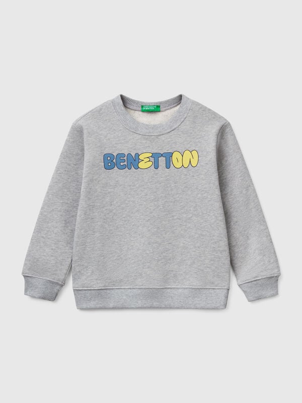  cotton sweatshirt with print Junior Boy