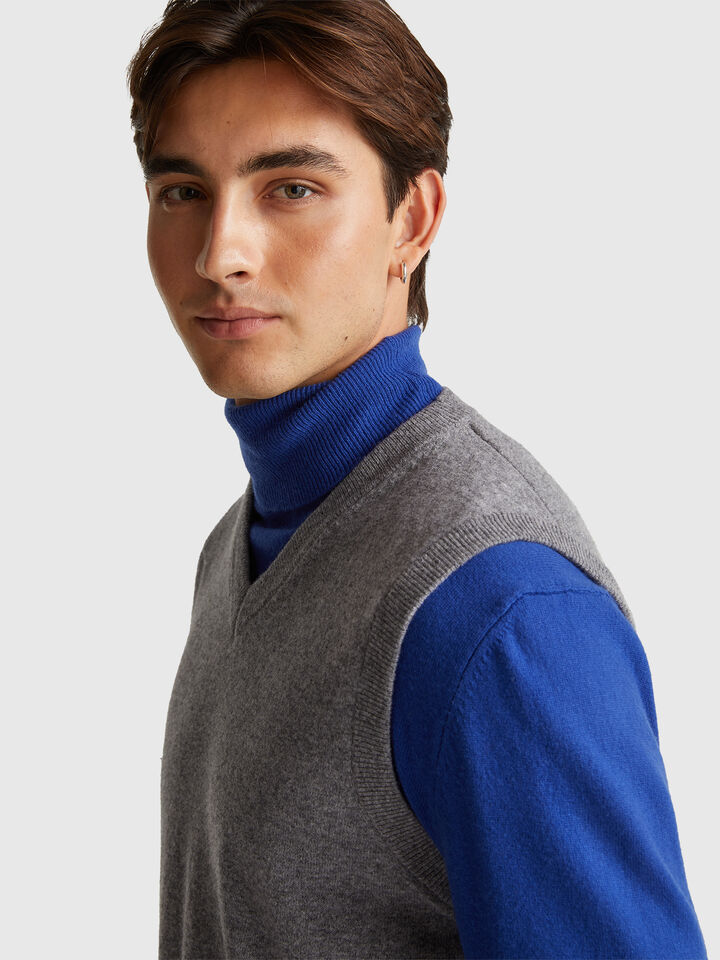 S/L V NECK SWEATER Men