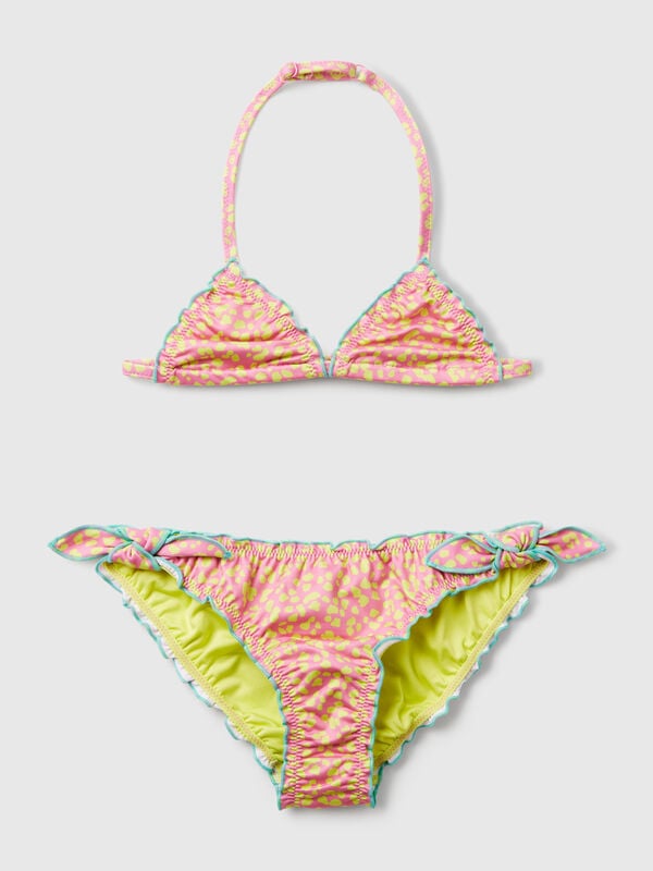 Bikini with animal print Junior Girl