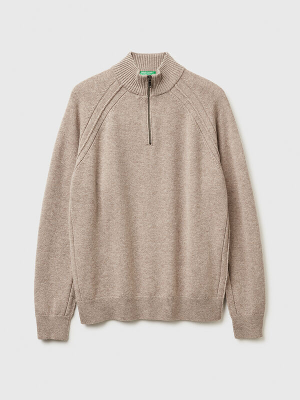 Turtleneck in pure Merino wool Men