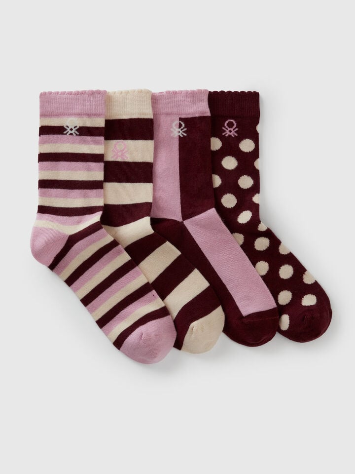 KNITTED SOCKS 4 PAIR Junior Boy