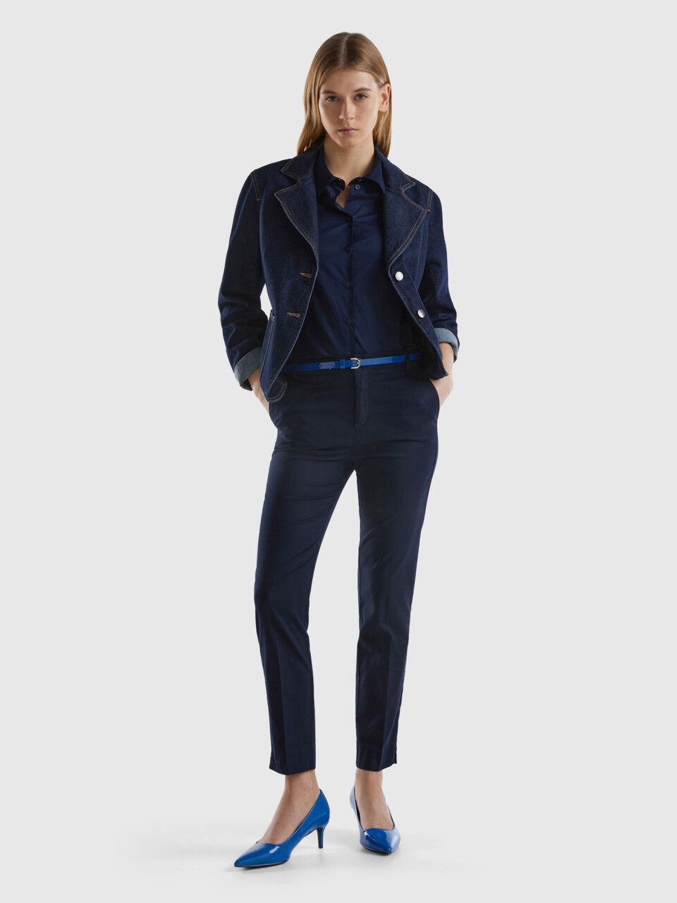 Black chinos womens deals