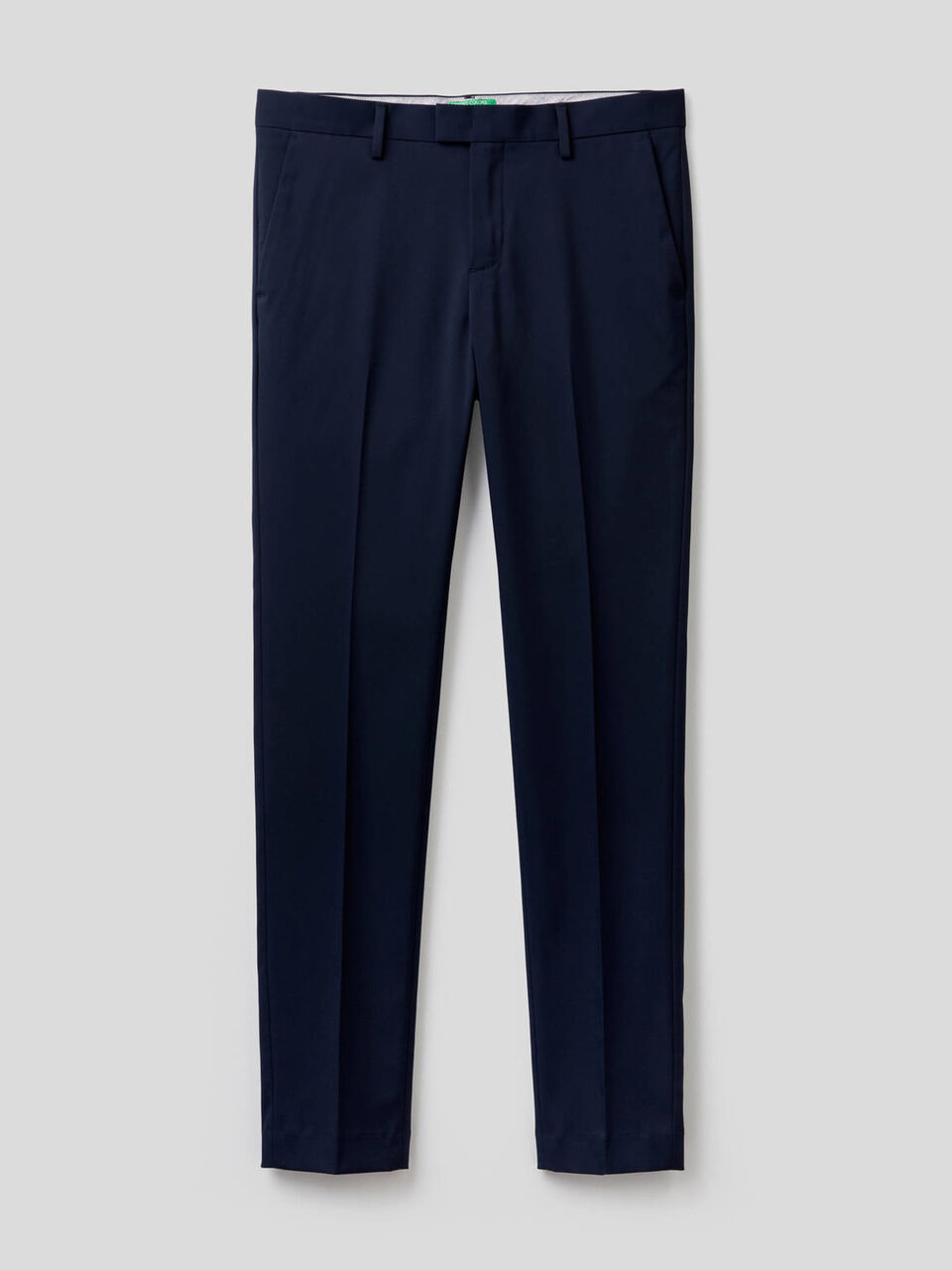 Slim fit trousers with crease image number 1