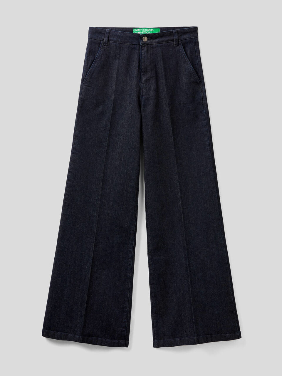 Flared jeans in stretch cotton image number 1