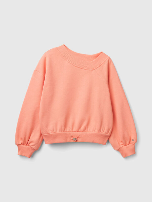 Sweatshirt with uneven neckline Junior Girl