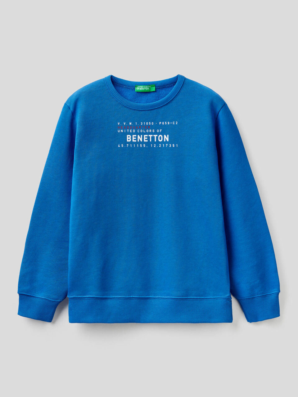 Sweatshirt with logo print image number 1
