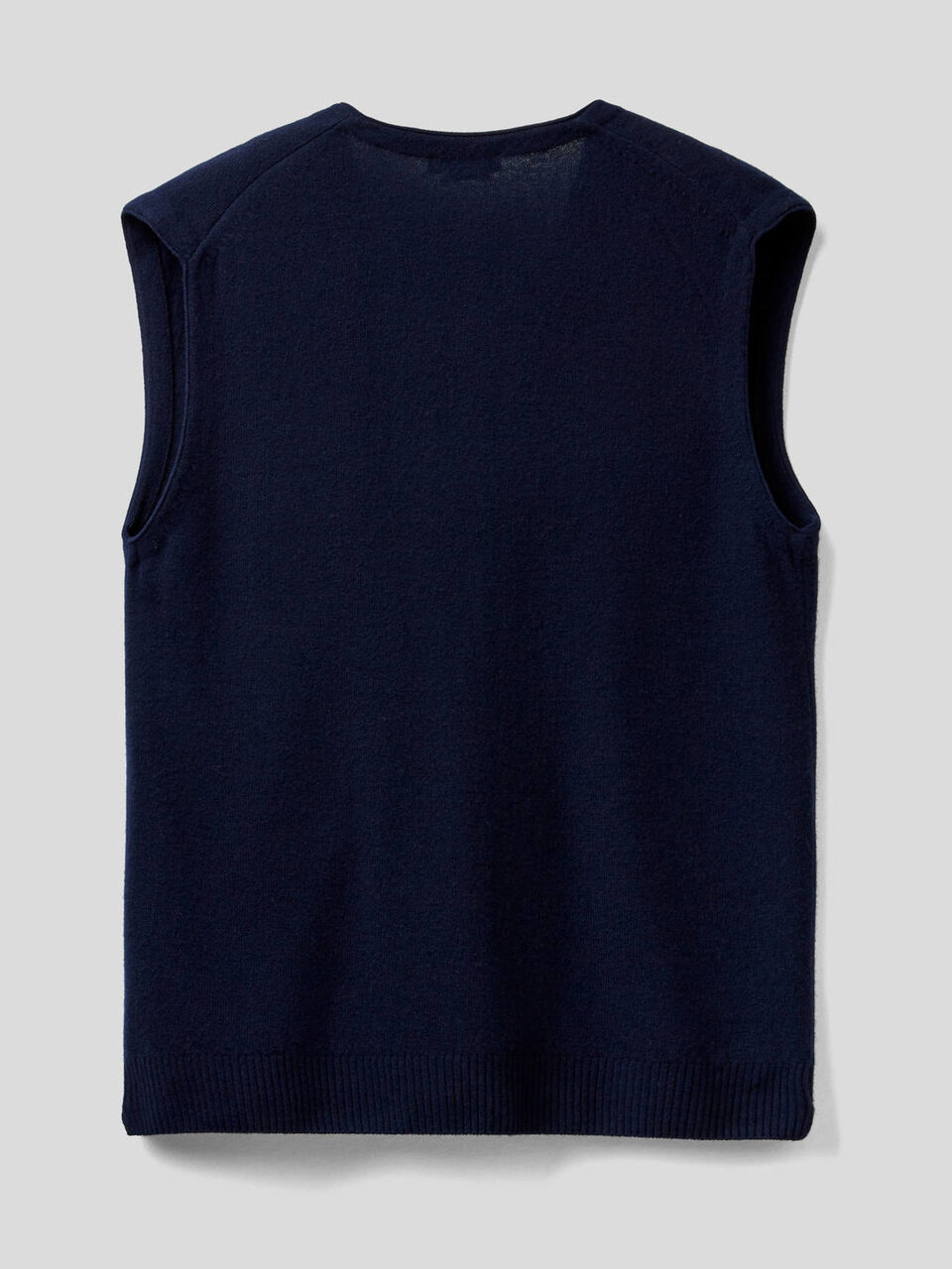 Vest in 100% Merino wool with buttons customizable image number 2
