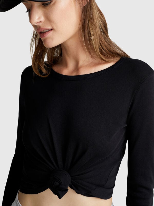 Long sleeve 100% cotton t-shirt Long sleeve 100% cotton t-shirt Women