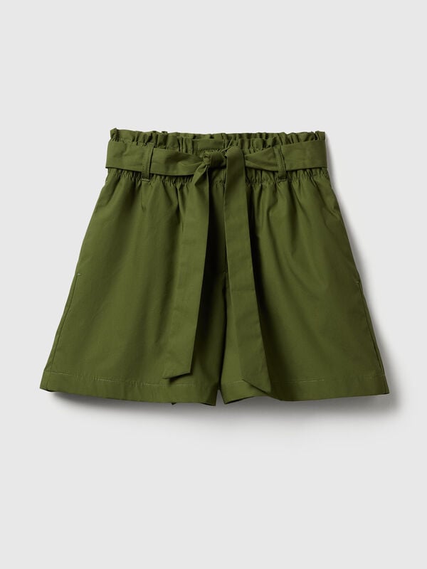 Bermuda shorts with sash Women