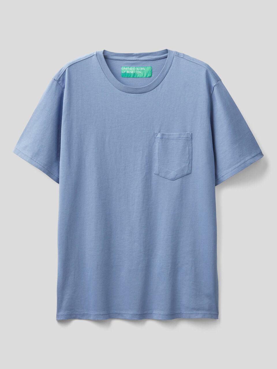 100% cotton t-shirt with pocket image number 1