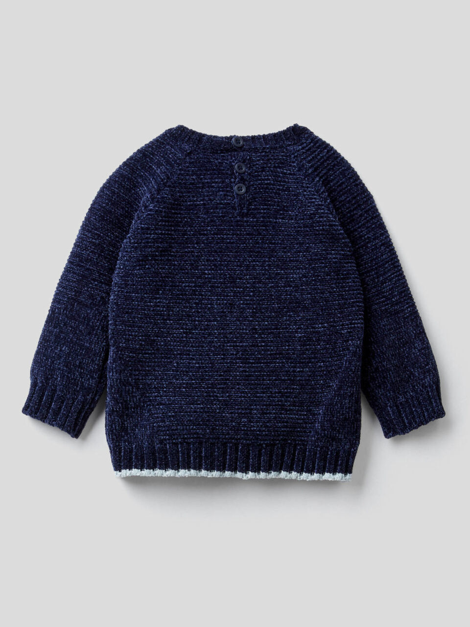 Sweater in chenille with pockets image number 2