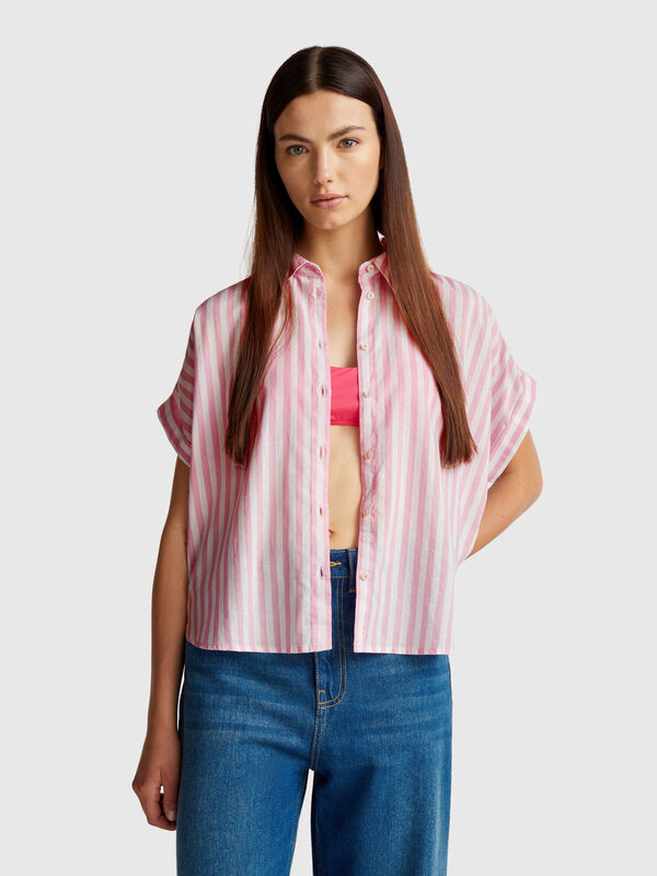 Comfort fit striped shirt Women