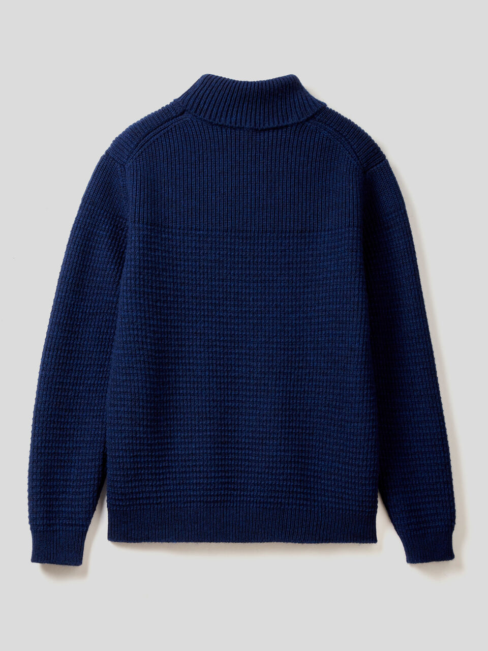 Turtleneck sweater with stitching feature image number 2