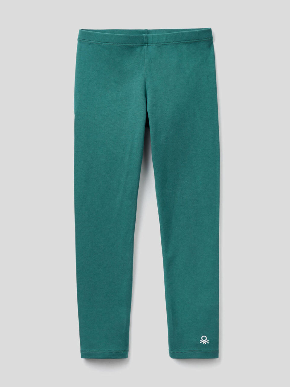 Stretch cotton leggings image number 1