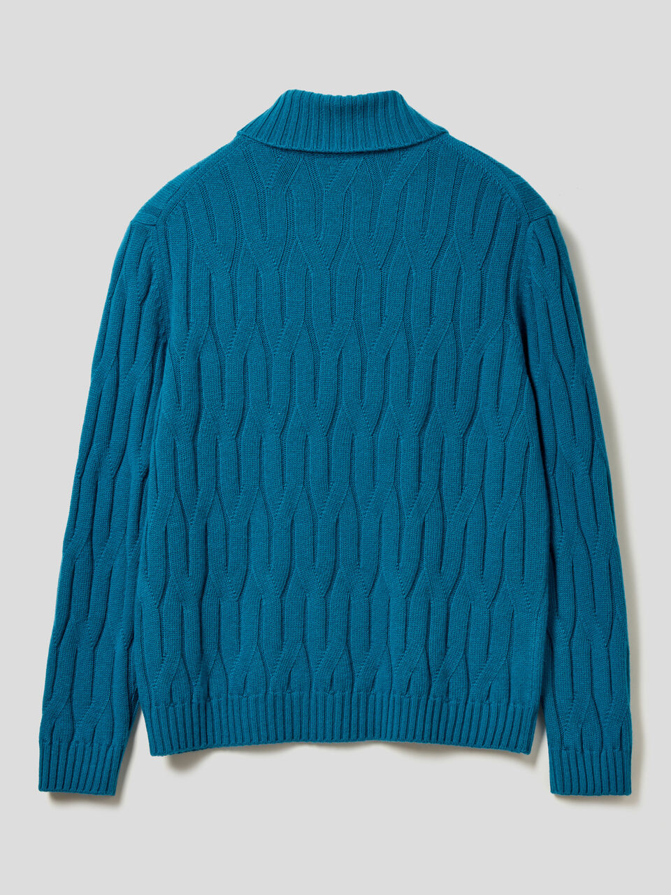 Knit sweater in cashmere and wool blend image number 2