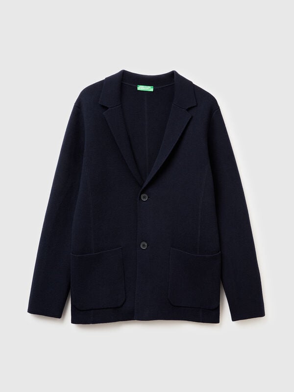 Knit jacket Men