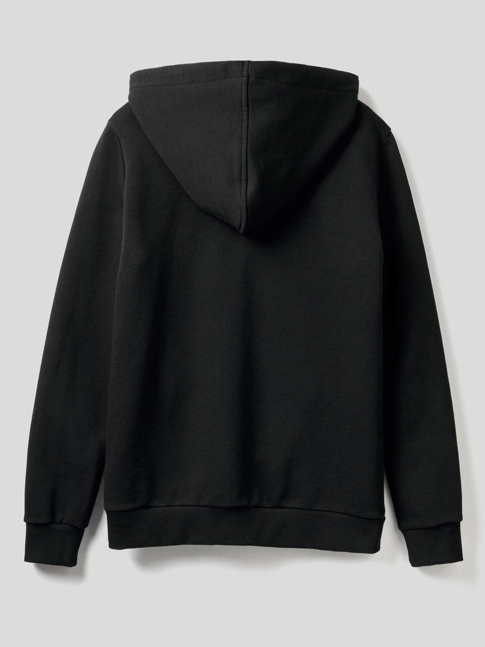 Zip-up hoodie in 100% cotton image number null