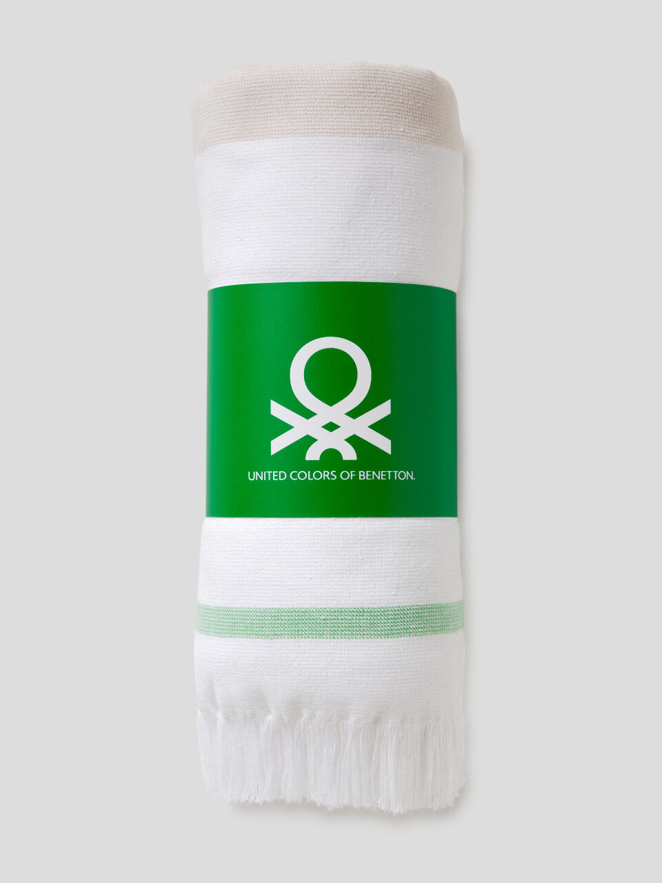 Striped beach towel in 100% cotton