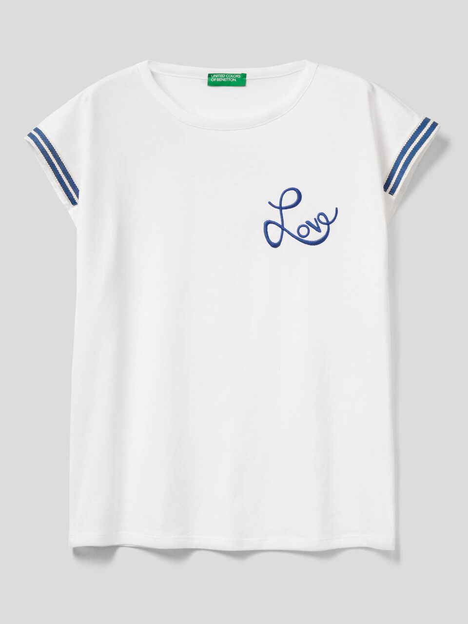 T-shirt with "Love" embroidery image number 1