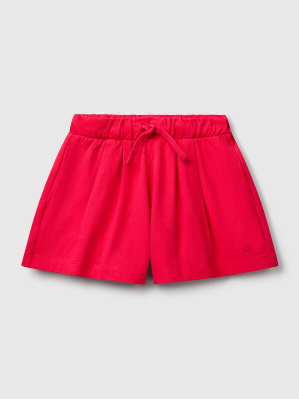 Shorts in pure cotton Junior Girl